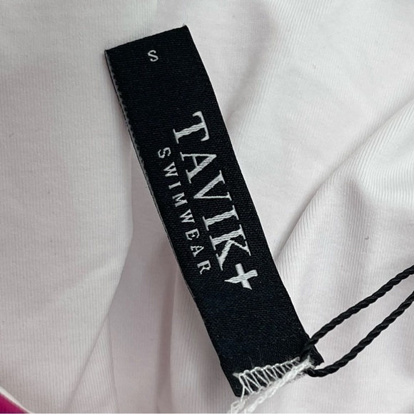 TAVIK Women’s CHASE Moderate One Piece Swimsuit Deep V Fuschia/Cherry Sz Small - Picture 6 of 10